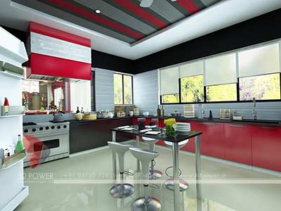 kitchen 3d interior design house